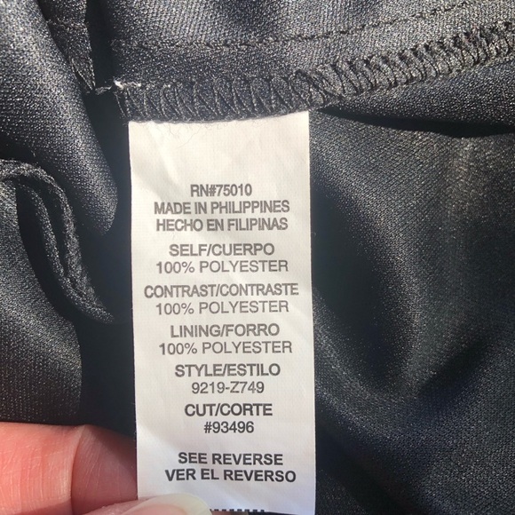 City Triangles Gorgeous Black Dress with Pink Sequin & Tie Accent Size M - Picture 7 of 8